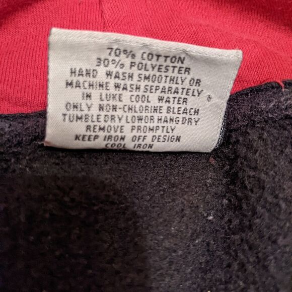 ALABAMA Black Red Collegiate Hoodie Football Sport Roll Tide XXL - Picture 5 of 6